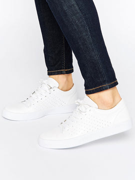 Leather White Trainers